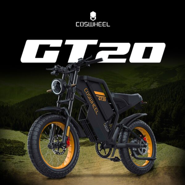 Coswheel GT20 Premium Motorcycle looking electric bike